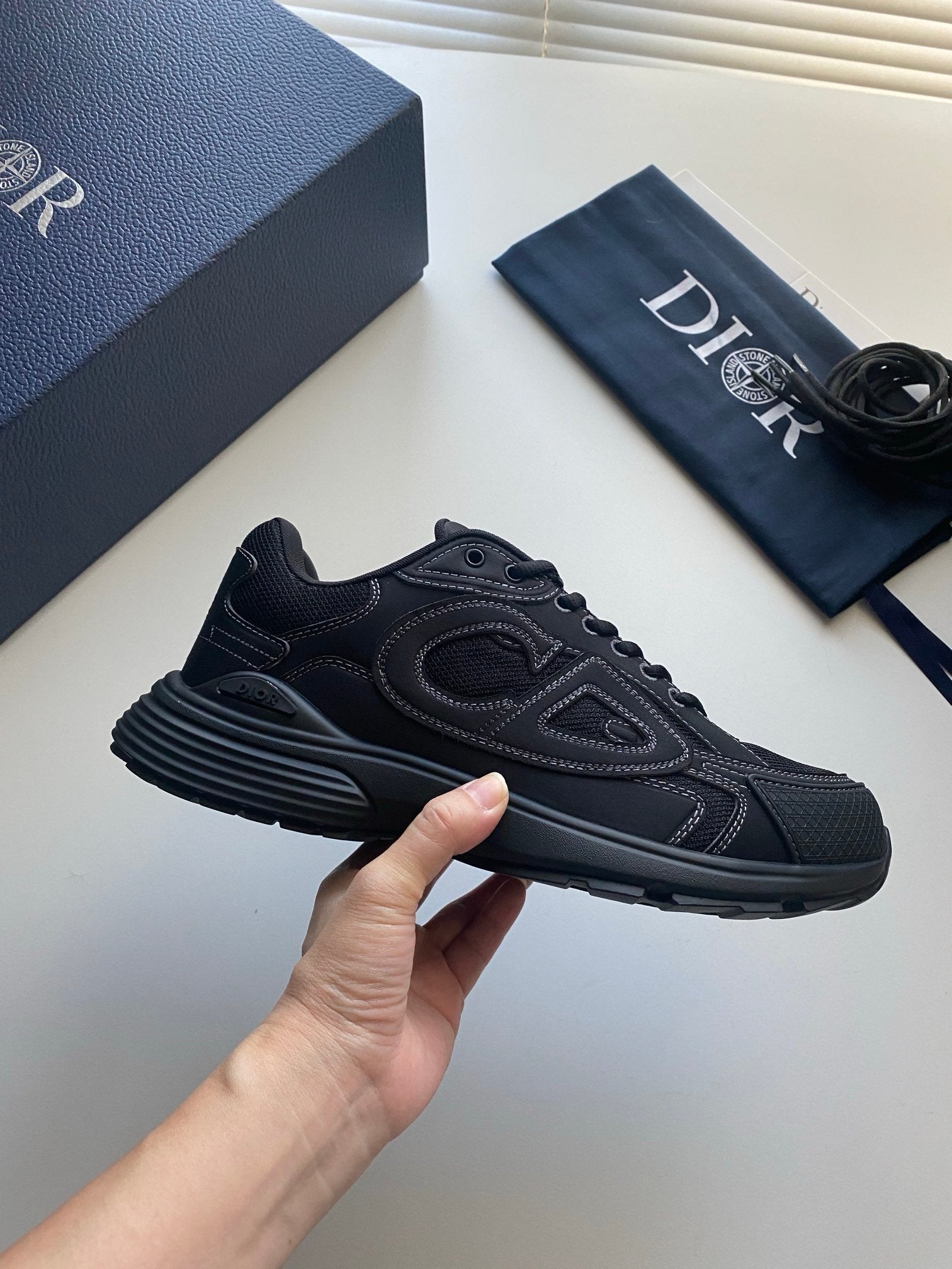 Dior B30 x Stone Island Black