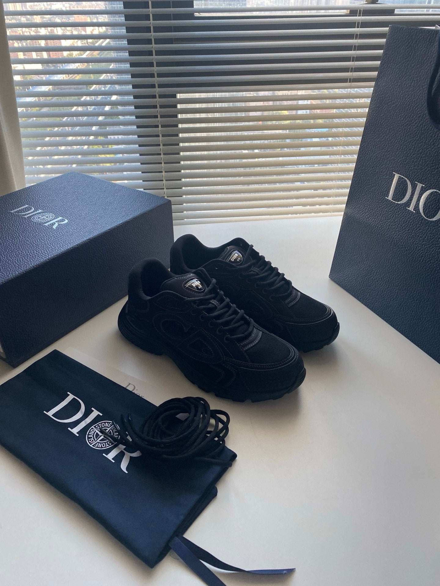Dior B30 x Stone Island Black