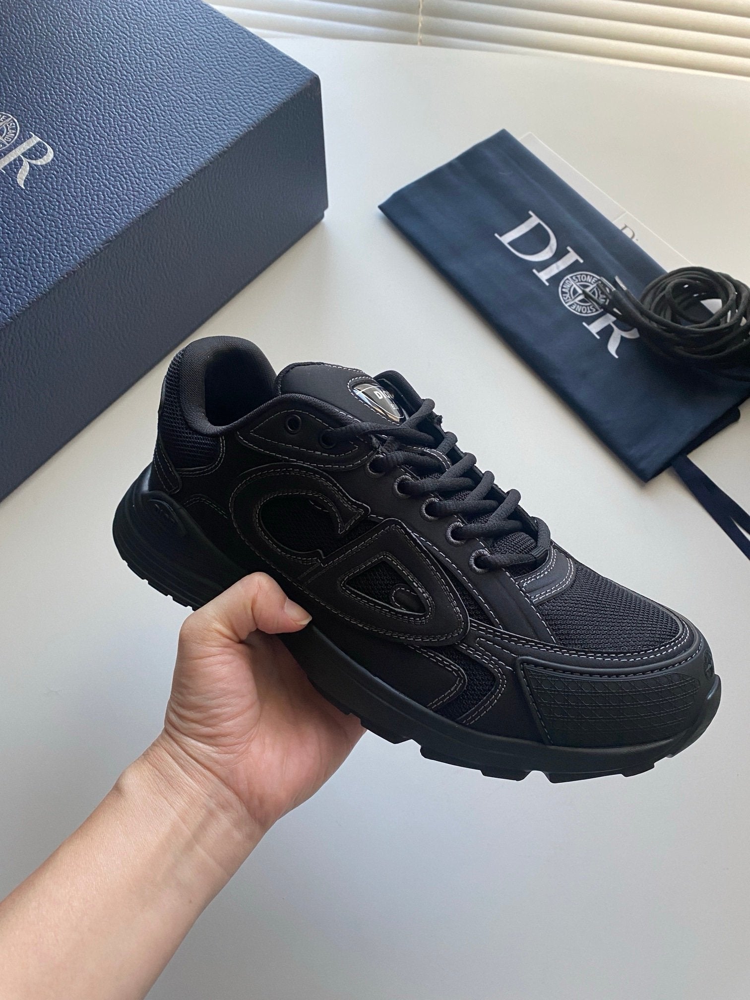 Dior B30 x Stone Island Black
