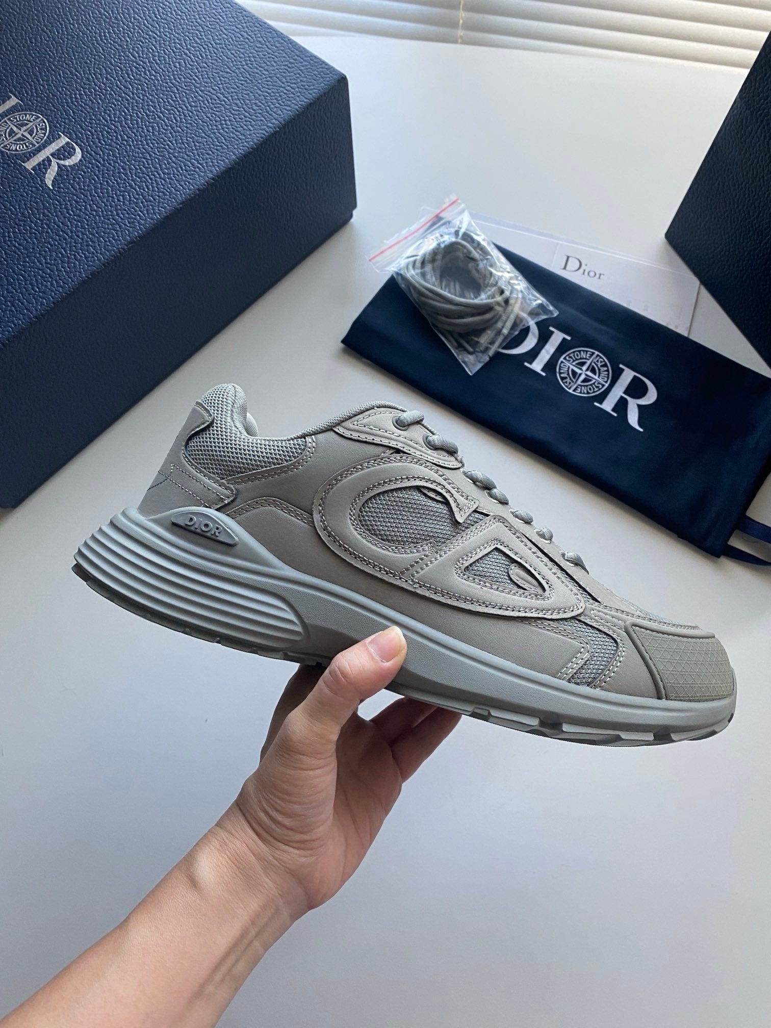 Dior B30 x Stone Island Grey