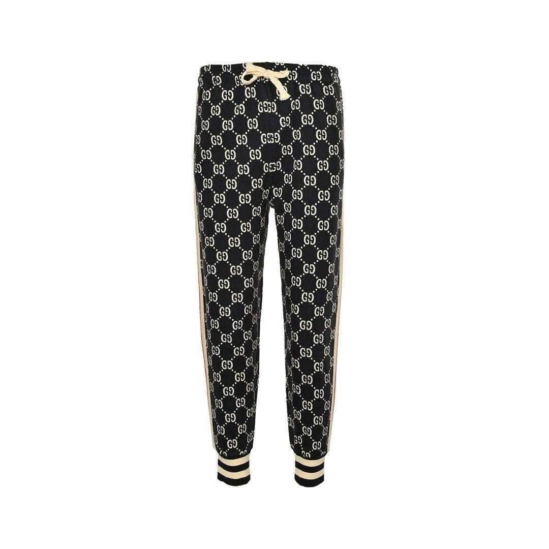 Gucci Blue Jacquard GG Louge Pants
