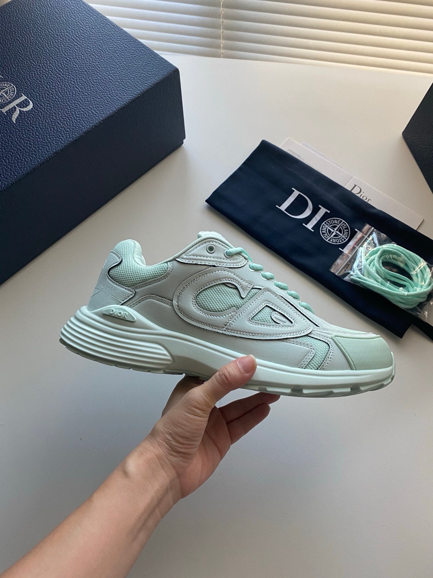 Dior B30 x Stone Island Mint
