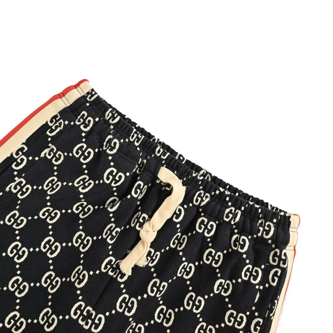 Gucci Blue Jacquard GG Louge Pants