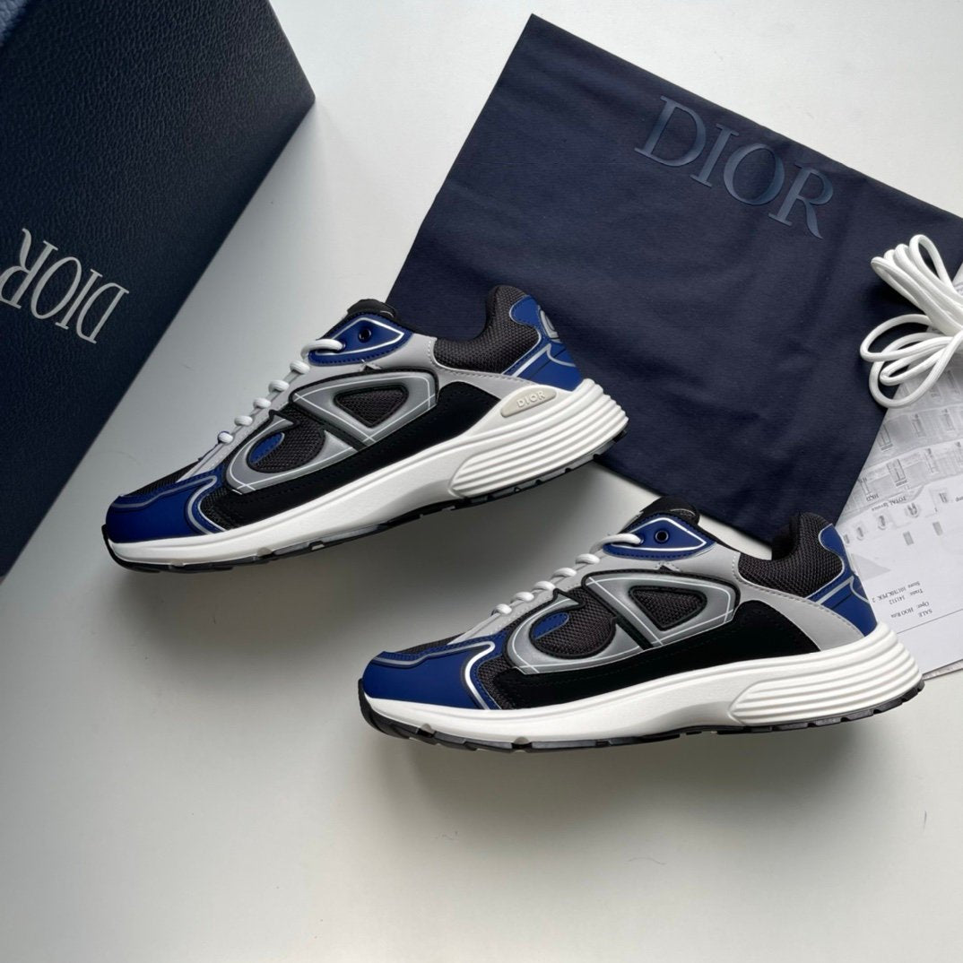 Dior B30 Reflective Navy/Black White Silver
