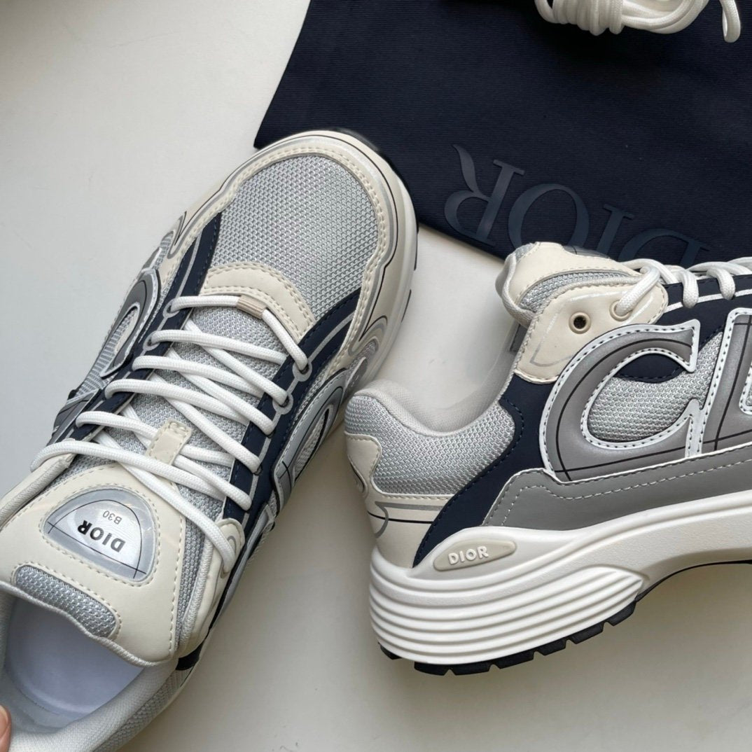 Dior B30 Reflective Grey/Blue