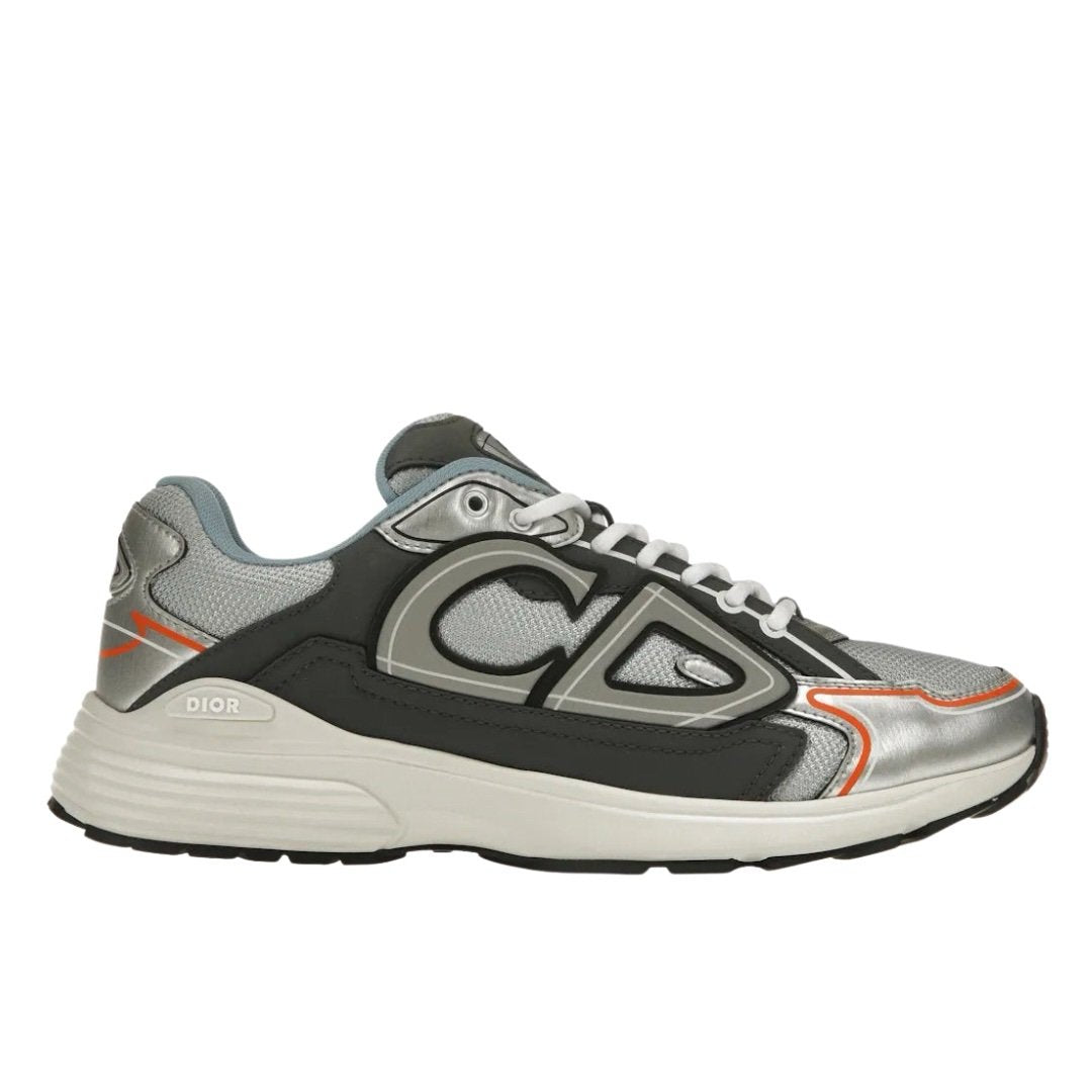 Dior B30 Reflective Silver Dark Grey