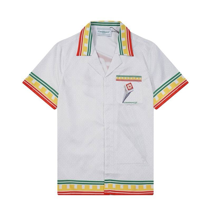 Casablanca Cuban Collar Summer Set White