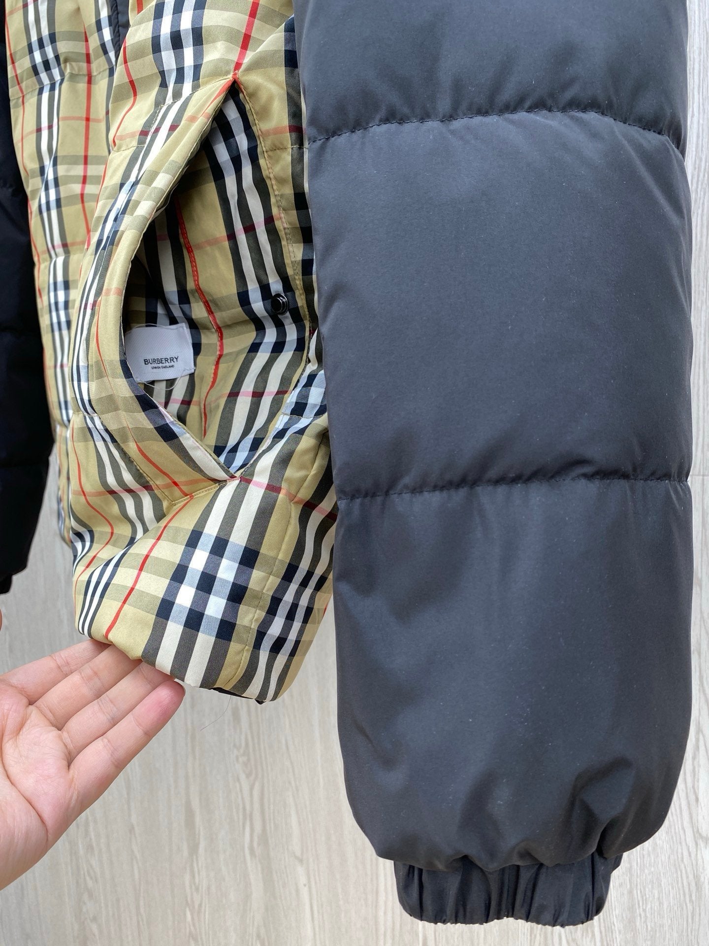 Burberry Vintage Check Oakmere Down Jacket