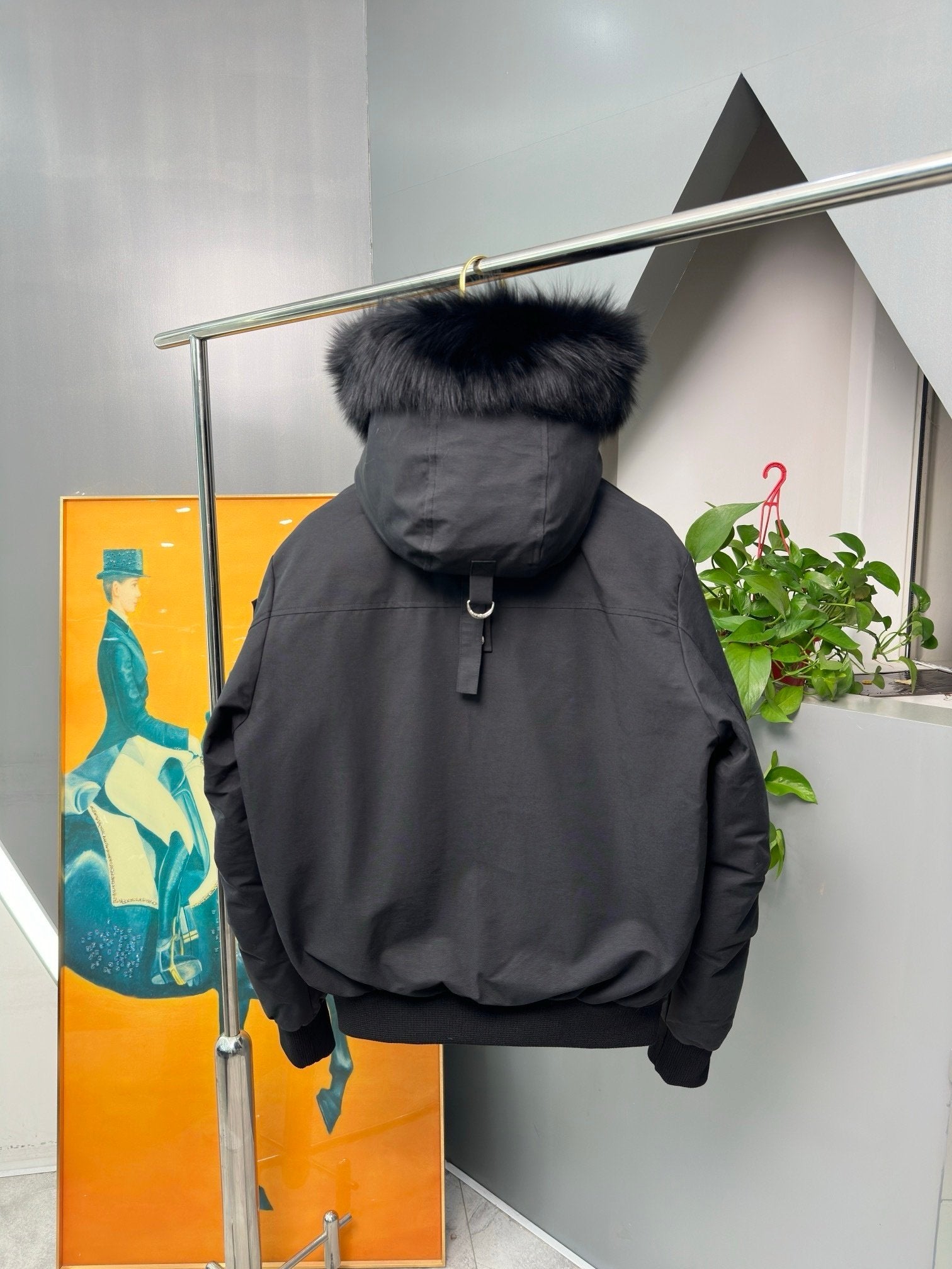 Moose Knuckles Quilted Jacket Black