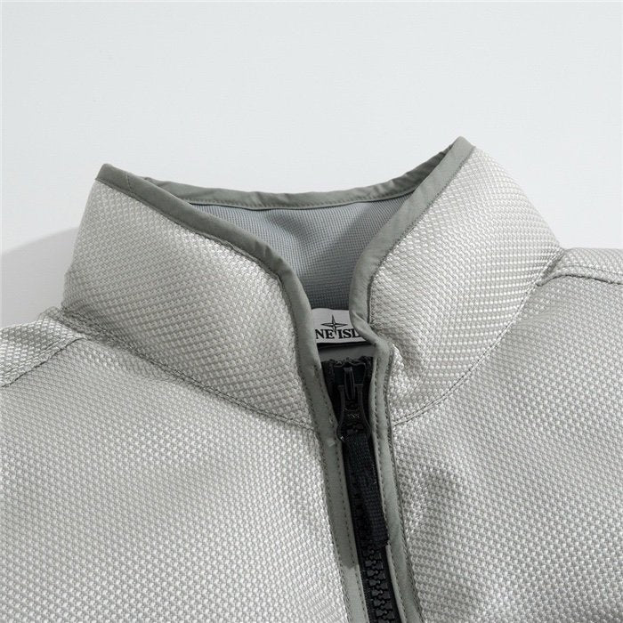 Stone Island Real Down Jacket Grey