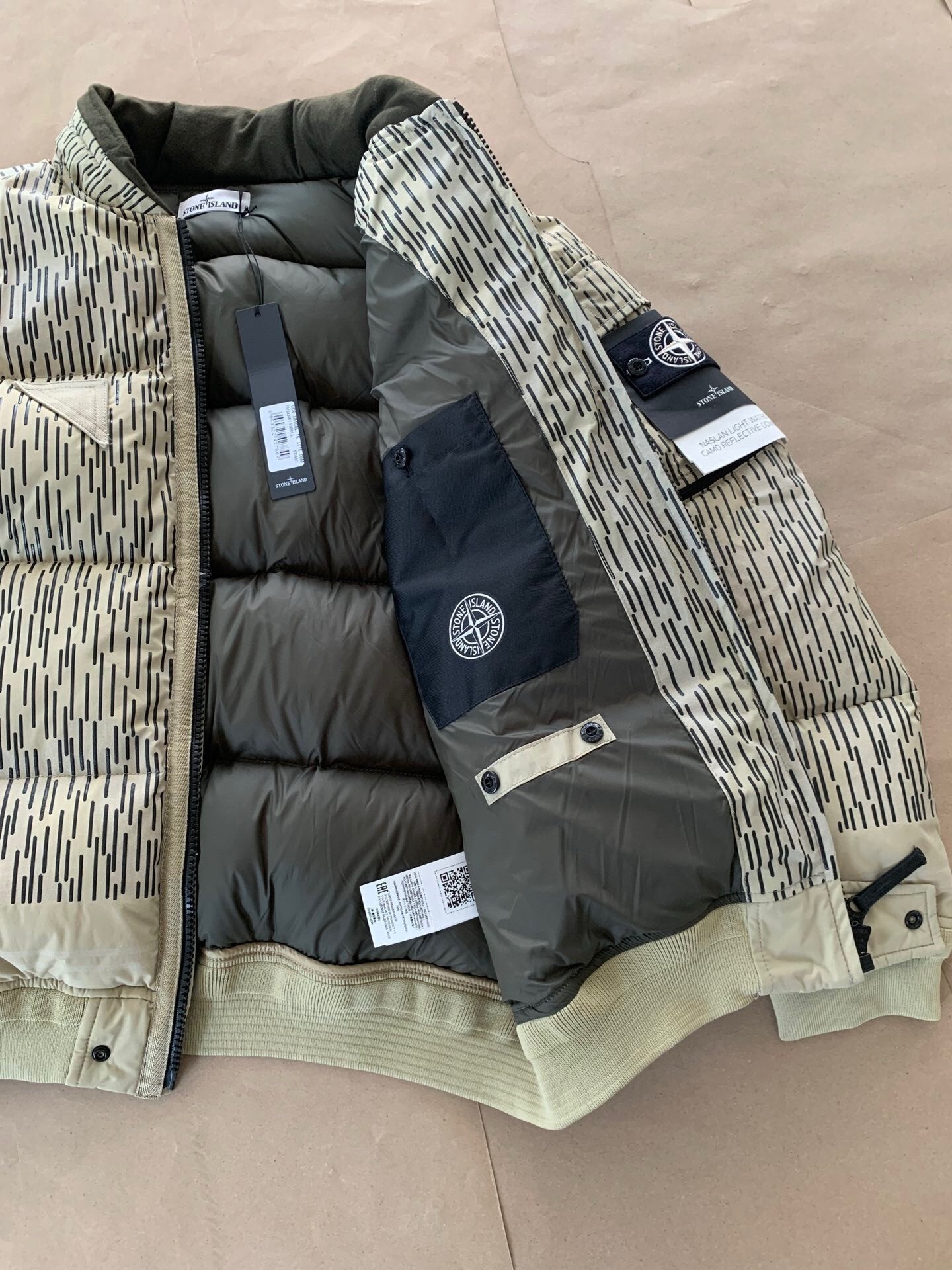 Stone Island Rain Camo Down Jacket