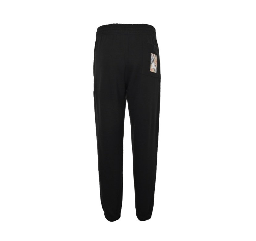 Burberry Hoodie & Jogggers Set Black