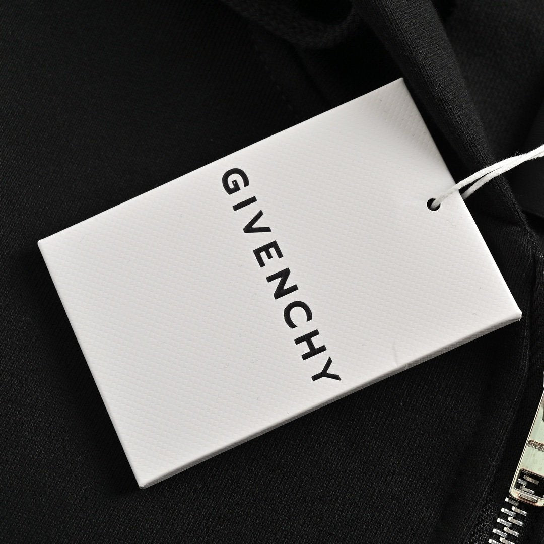 Givenchy Zipped Hoodie Black