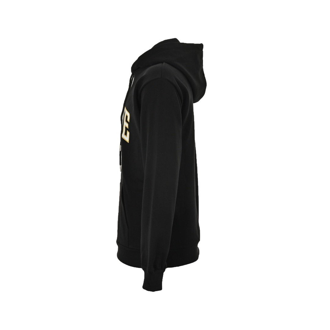 Celine Loose Hoodie In Cotton Fleece Black