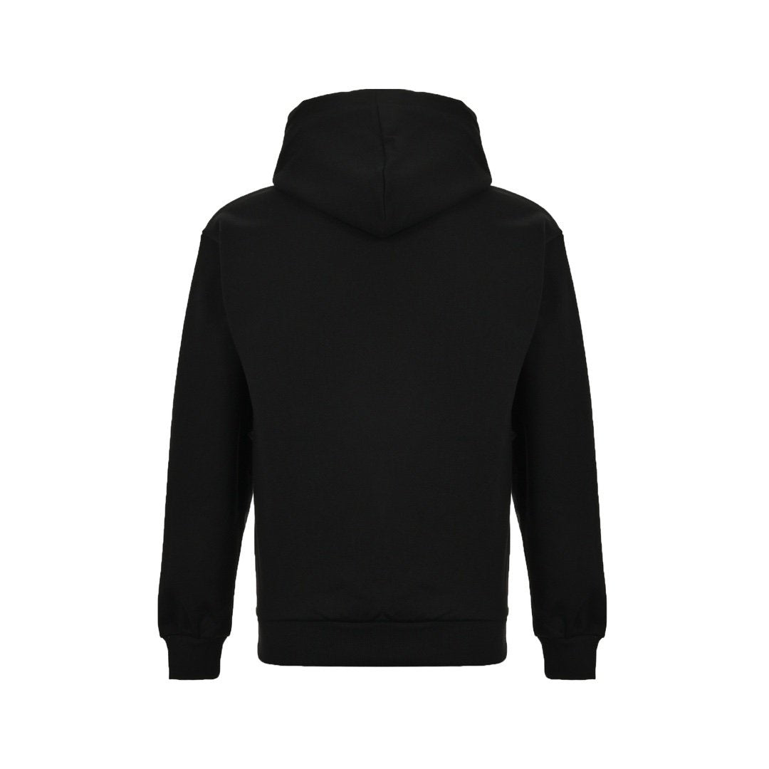 Celine Loose Hoodie In Cotton Fleece Black