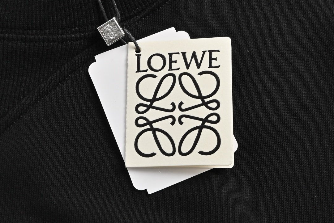 Loewe Anagram Embroidered Sweater Black