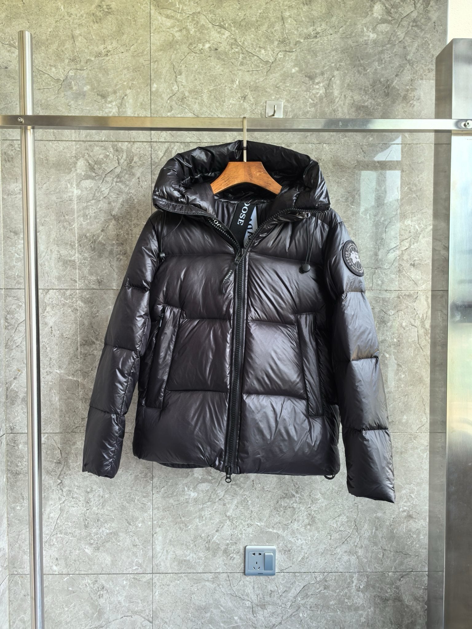 Canada Goose Crofton Puffer Black Patch