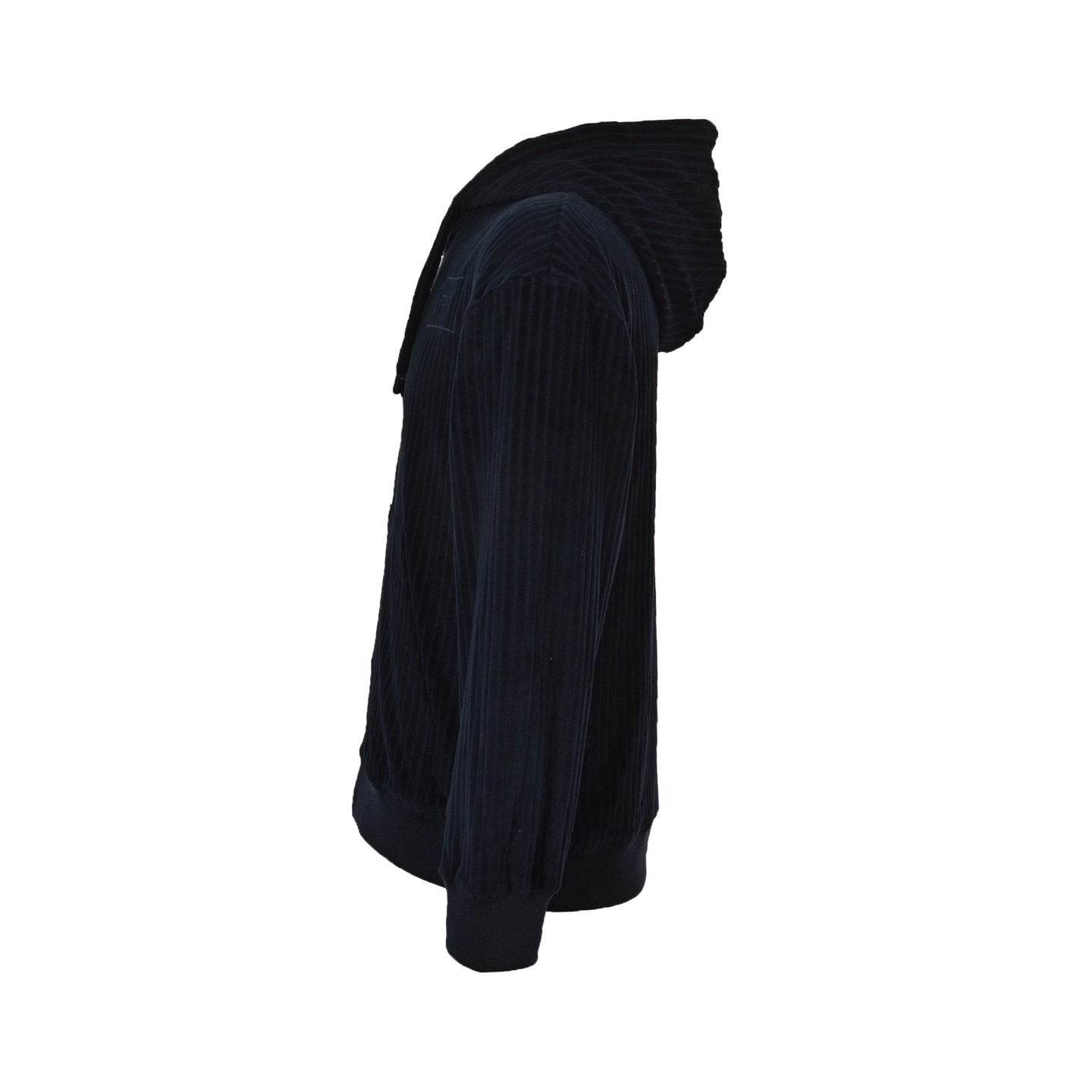 Fendi Zipped Hoodie Fabric Blue