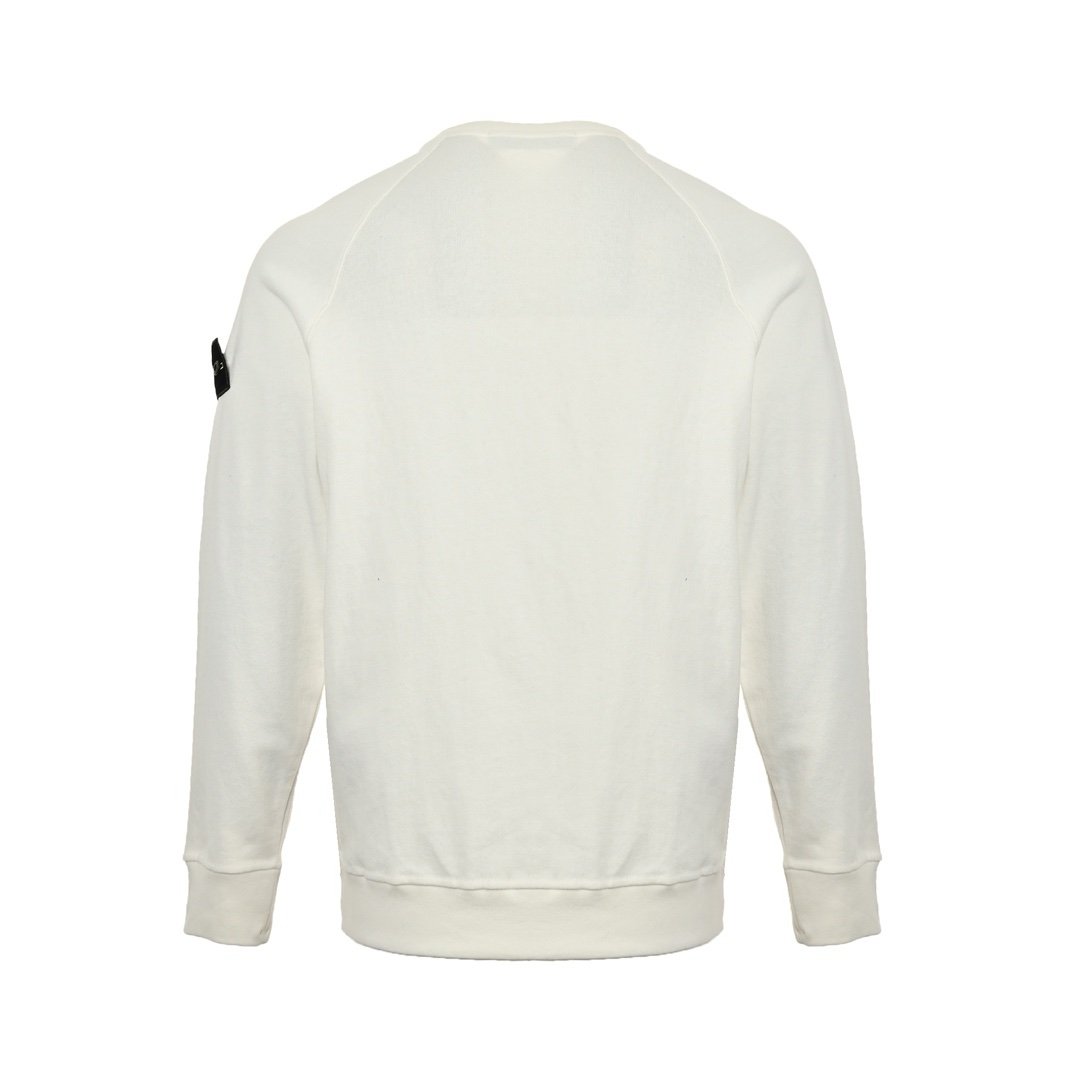 Stone Island Logo Sweater White