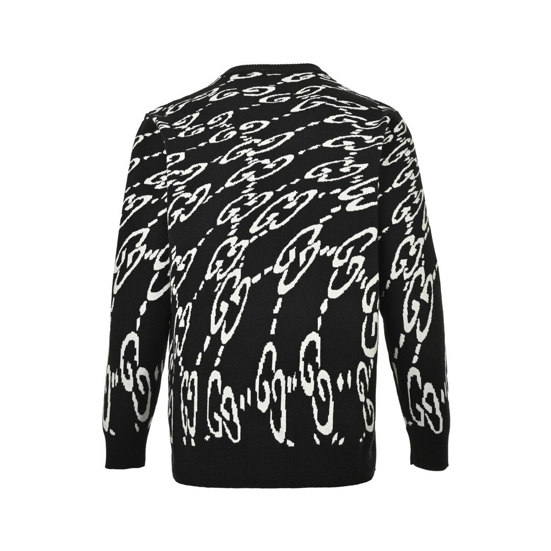 Gucci Piqué Sweater Black