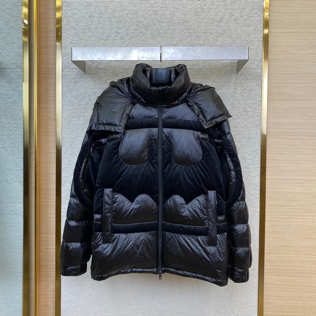 Moncler Solander Batman Down Jacket Black
