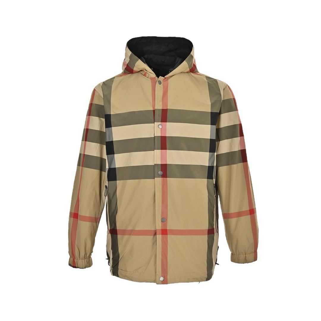 Burberry Reversible Check Hooded Jack