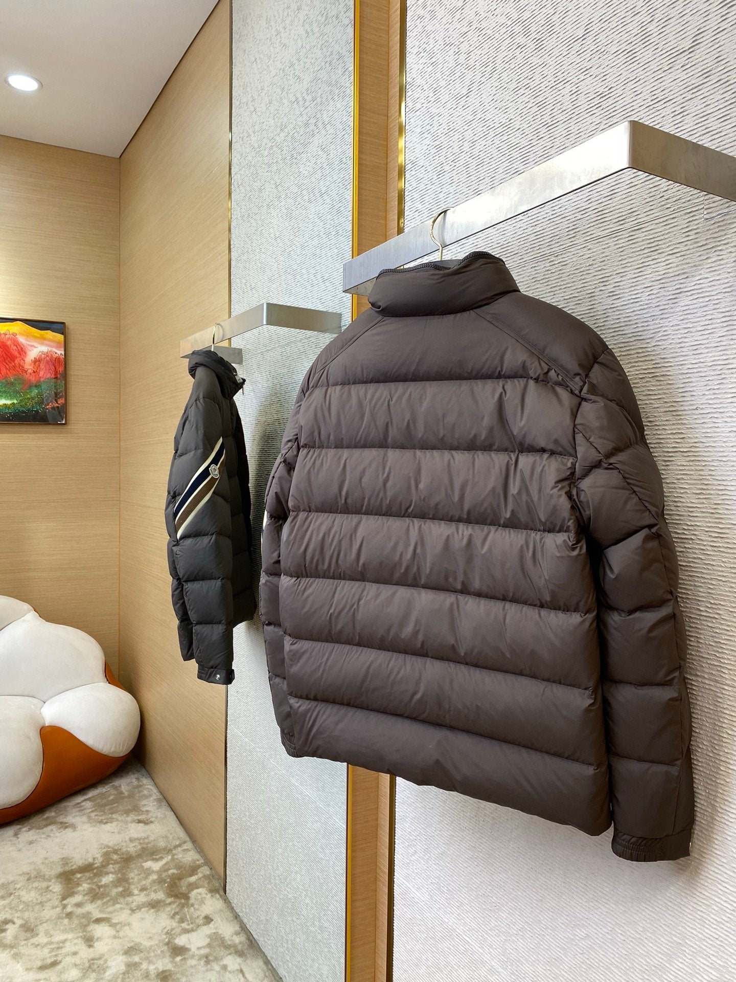 Moncler Brown Solayan Down Jacket