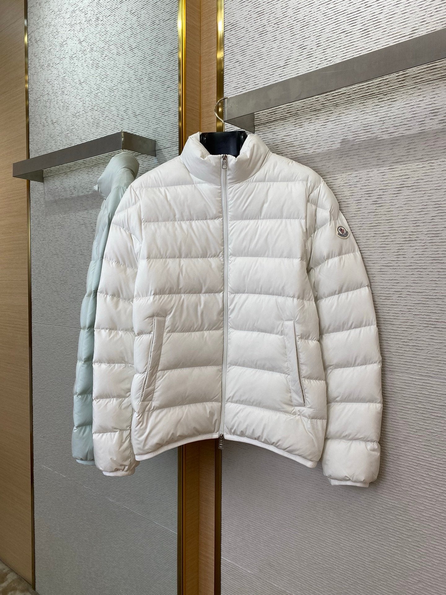 Moncler Baudinet Puffer Down Jacket White