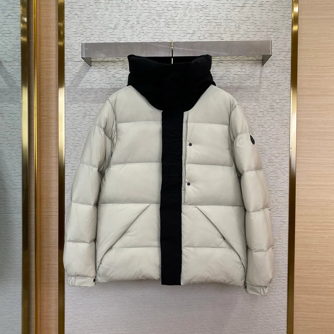 Moncler Madeira Down Jacket White/Black