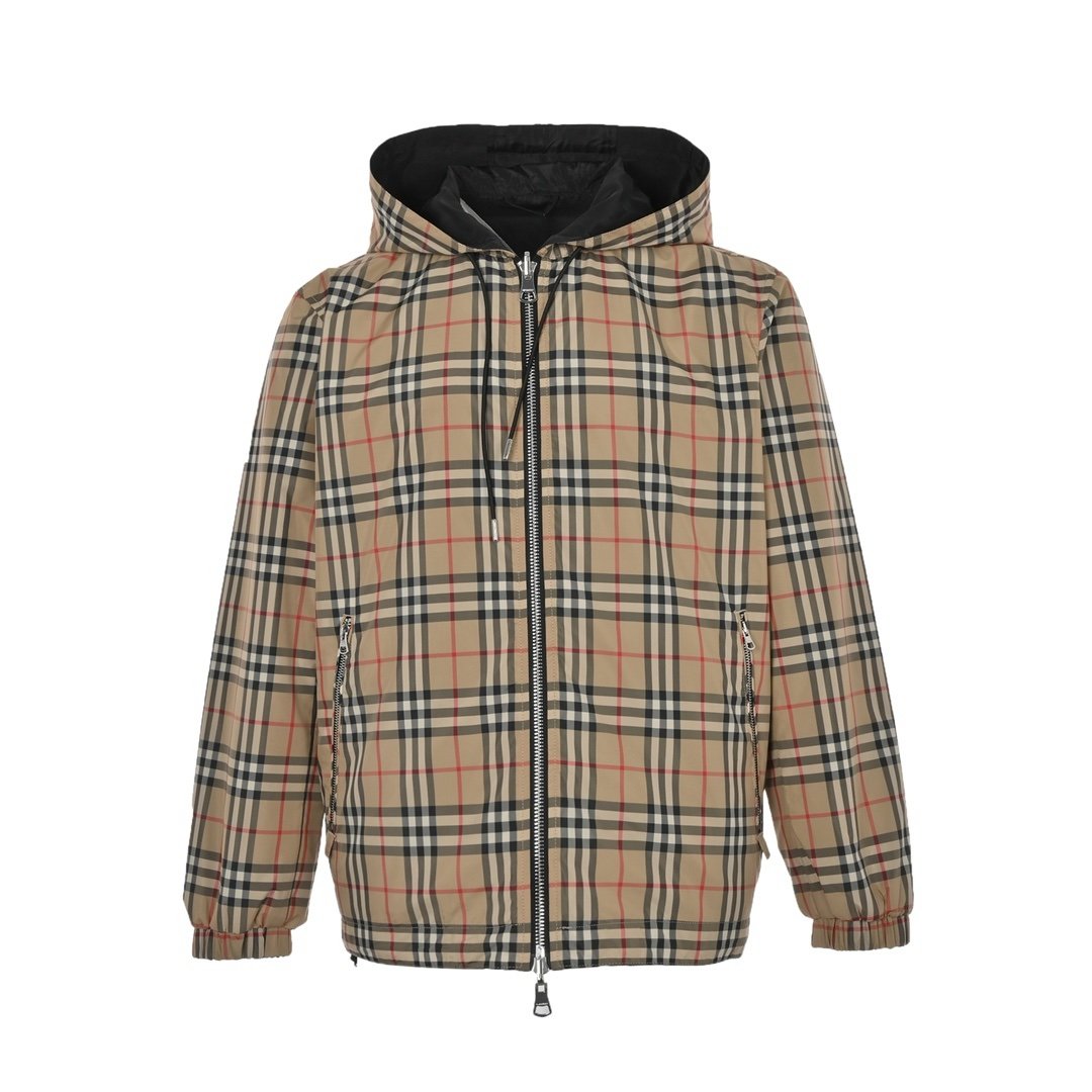 Burberry Reversible Check Jacket Black