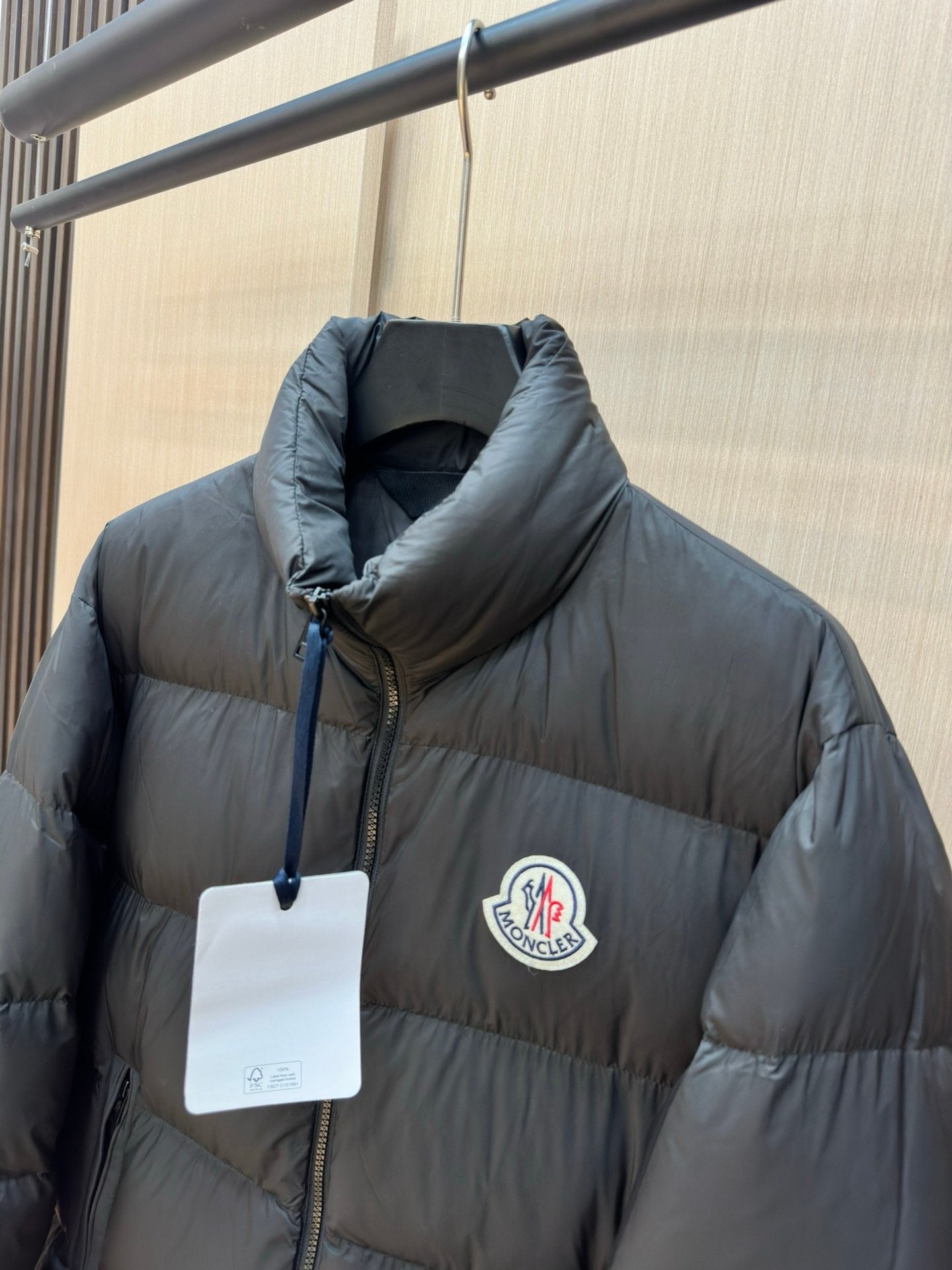 Moncler Black Citala Short Down Jacket Black