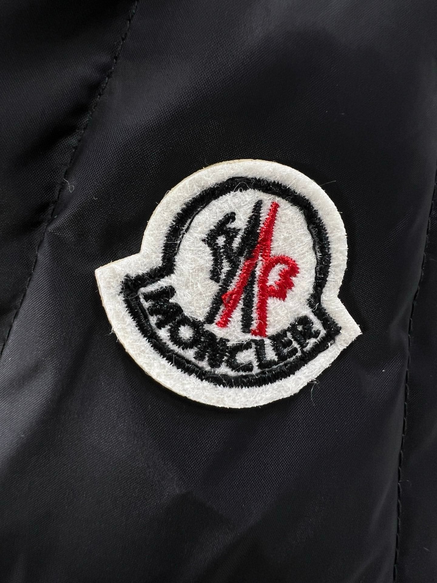 Moncler Black Violier Spider-Man Short Down Jacket