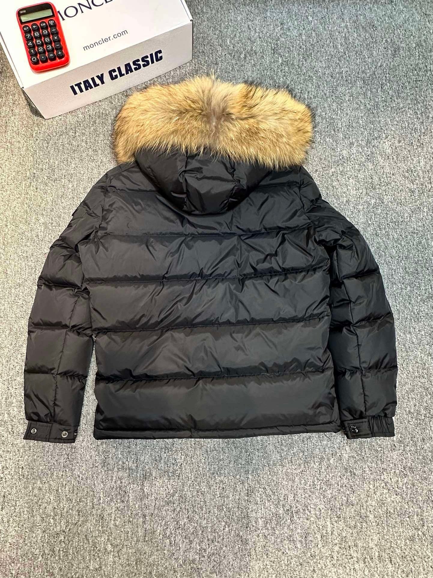 Moncler Sassiere Quilted Shell Hooded Down Jacket Black