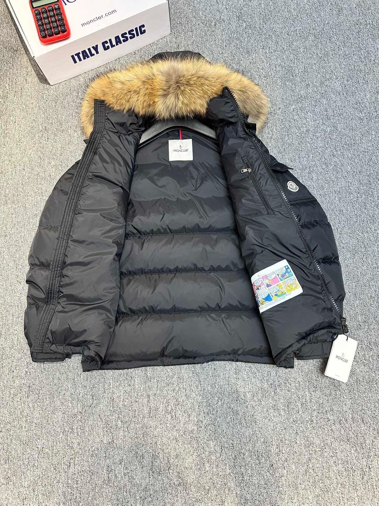 Moncler Sassiere Quilted Shell Hooded Down Jacket Black
