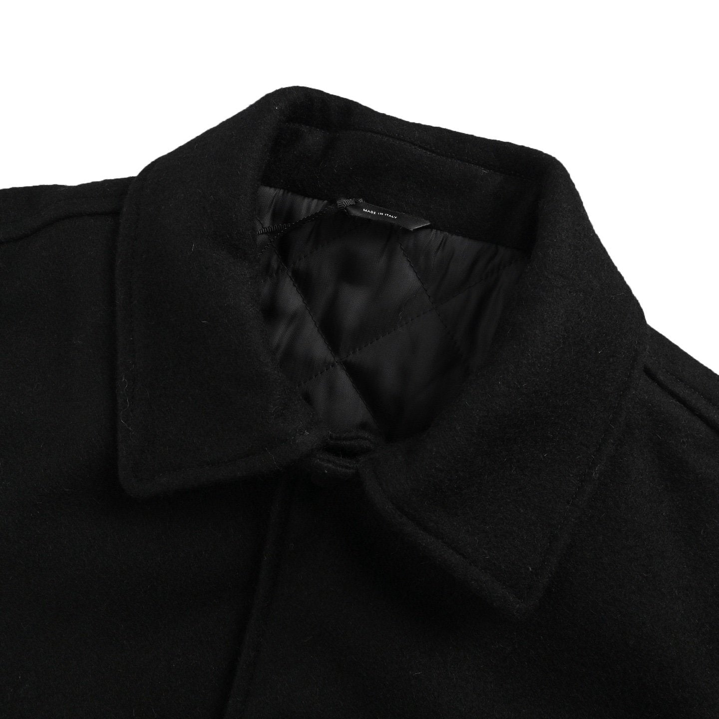 Fendi Blouson Wool Jacket Black