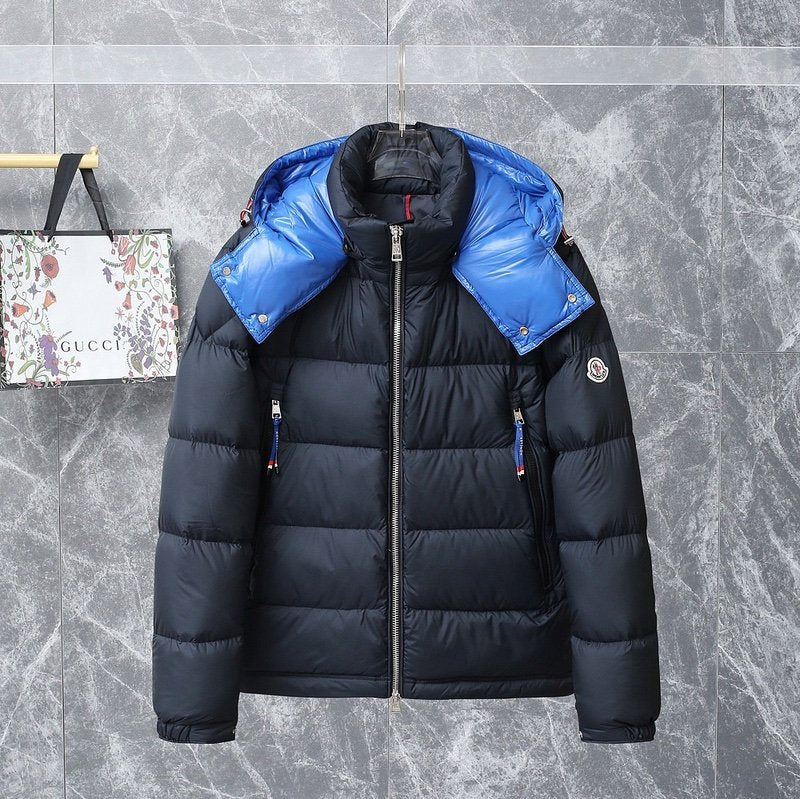 Moncler Poirier Down Jacket Black/Blue