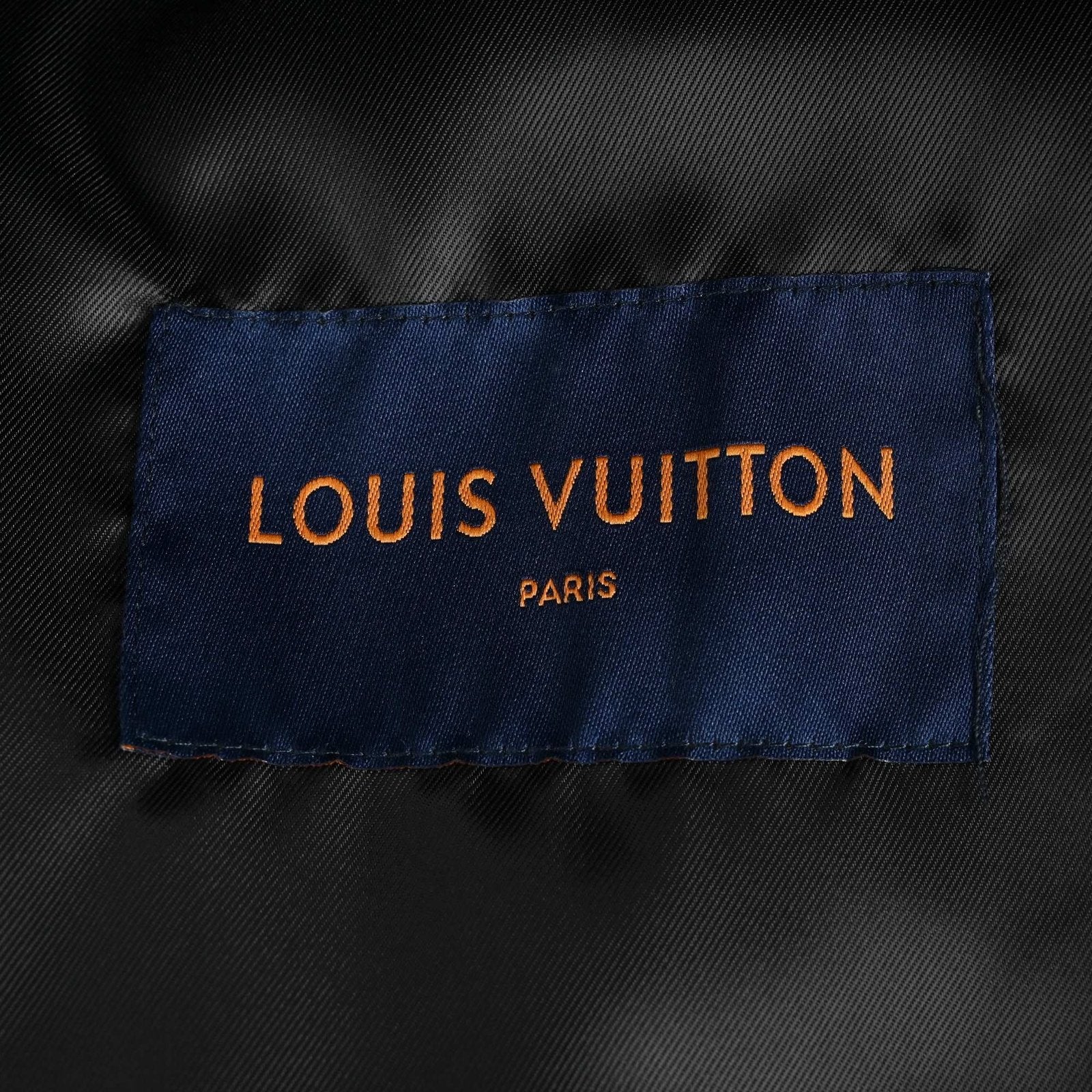 Louis Vuitton Varsity Blouson Black Leather