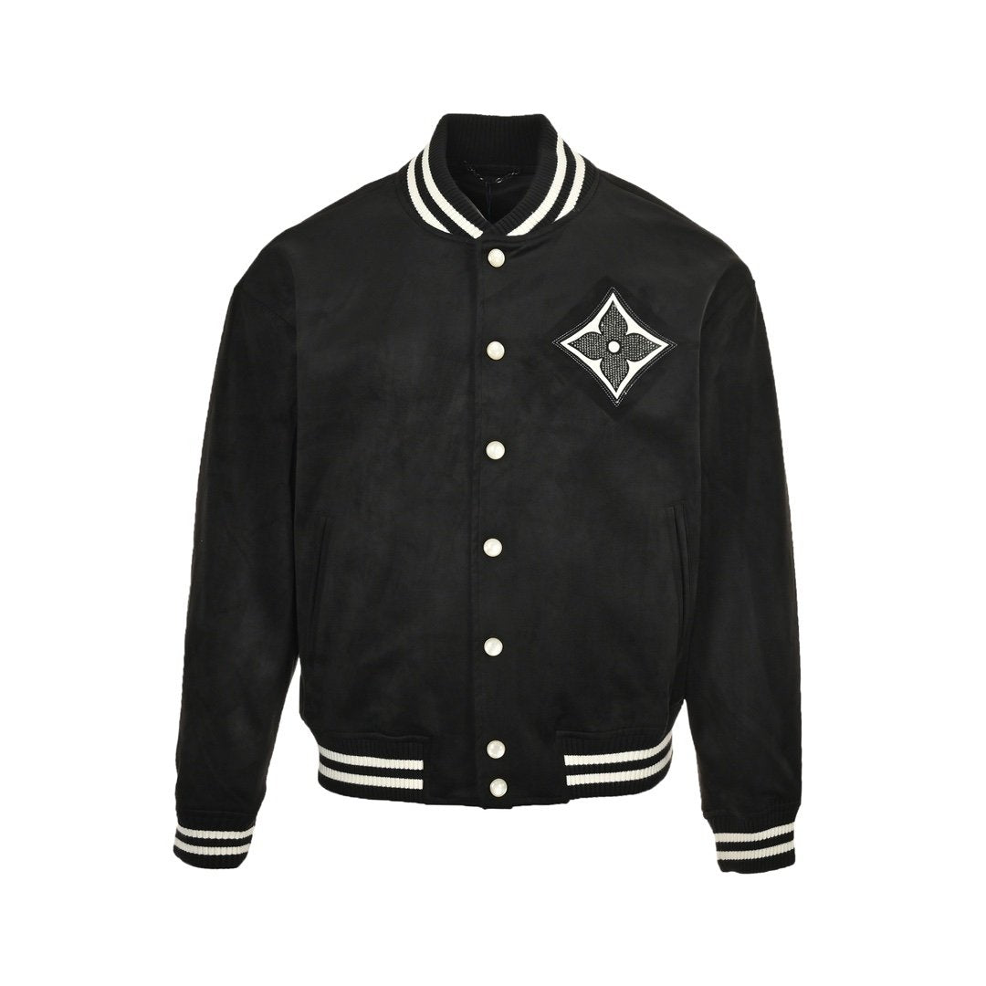 Louis Vuitton Embellished Lambskin Bomber Blouson