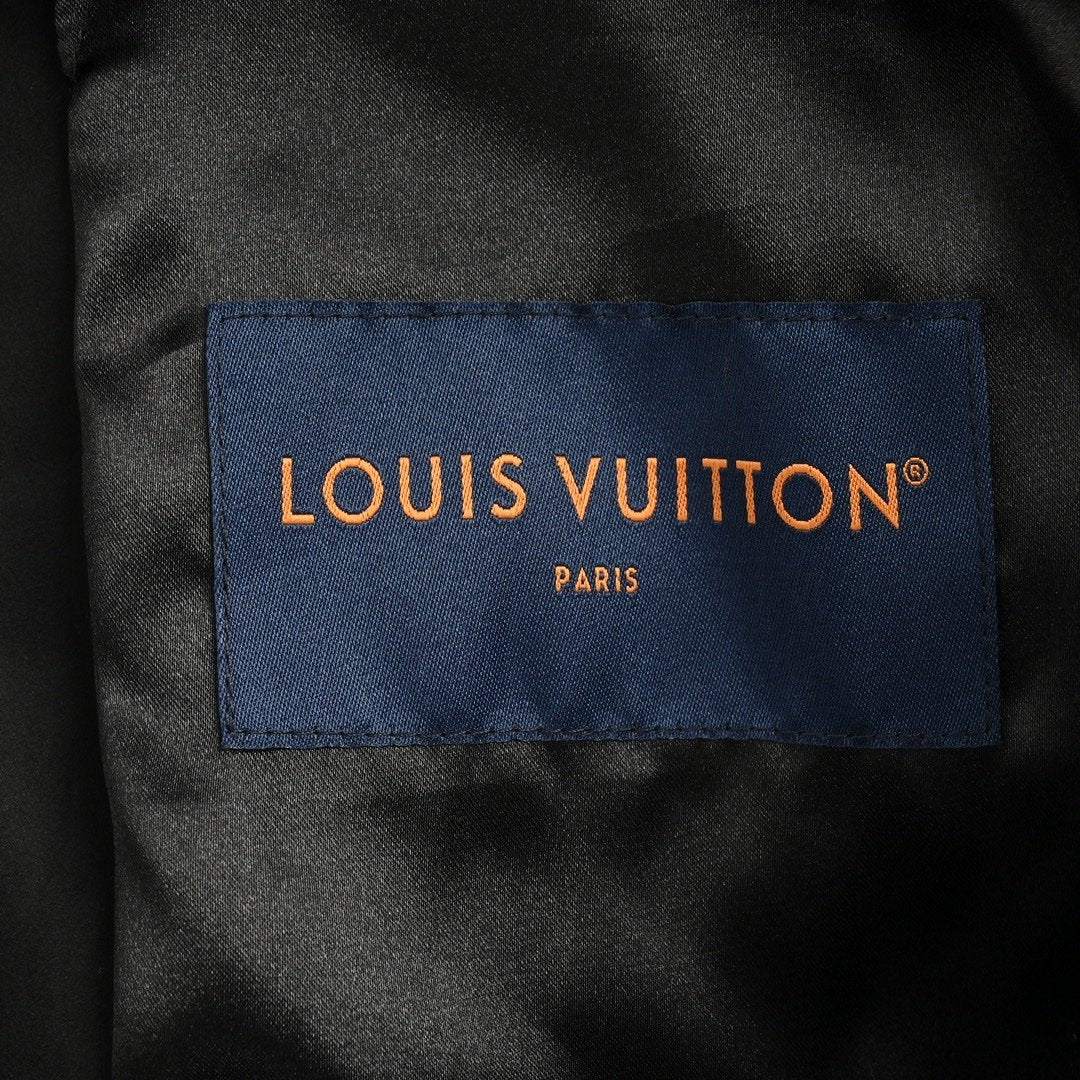 Louis Vuitton Embellished Lambskin Bomber Blouson