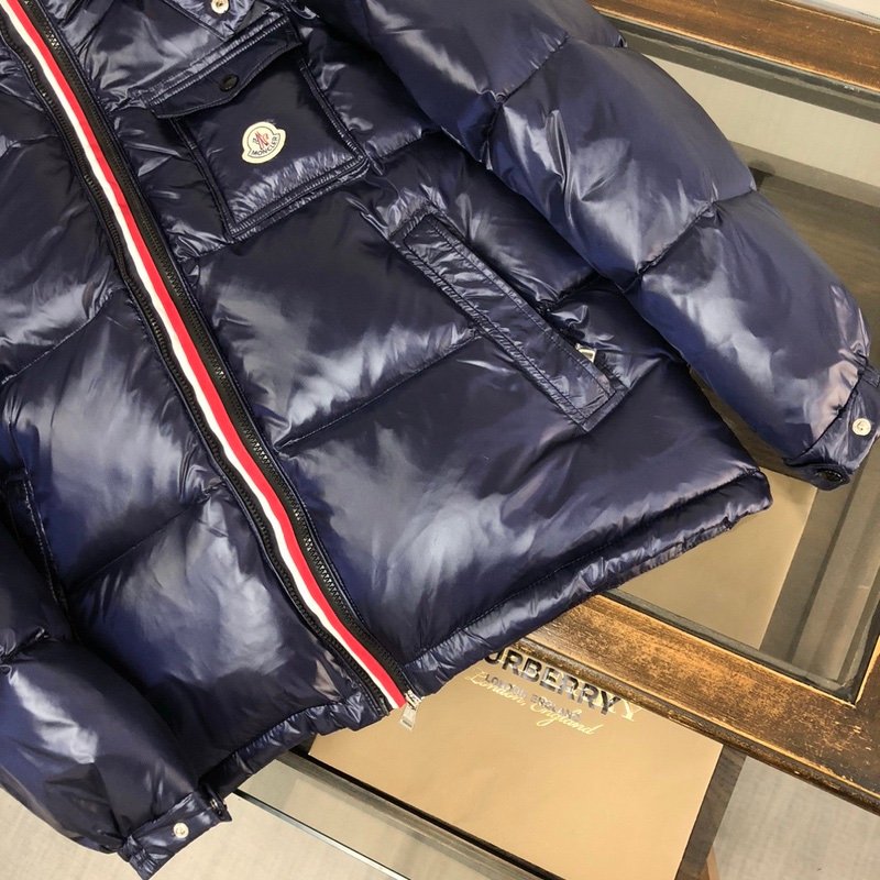 Moncler Montbeliard Down Jacket Navy Blue