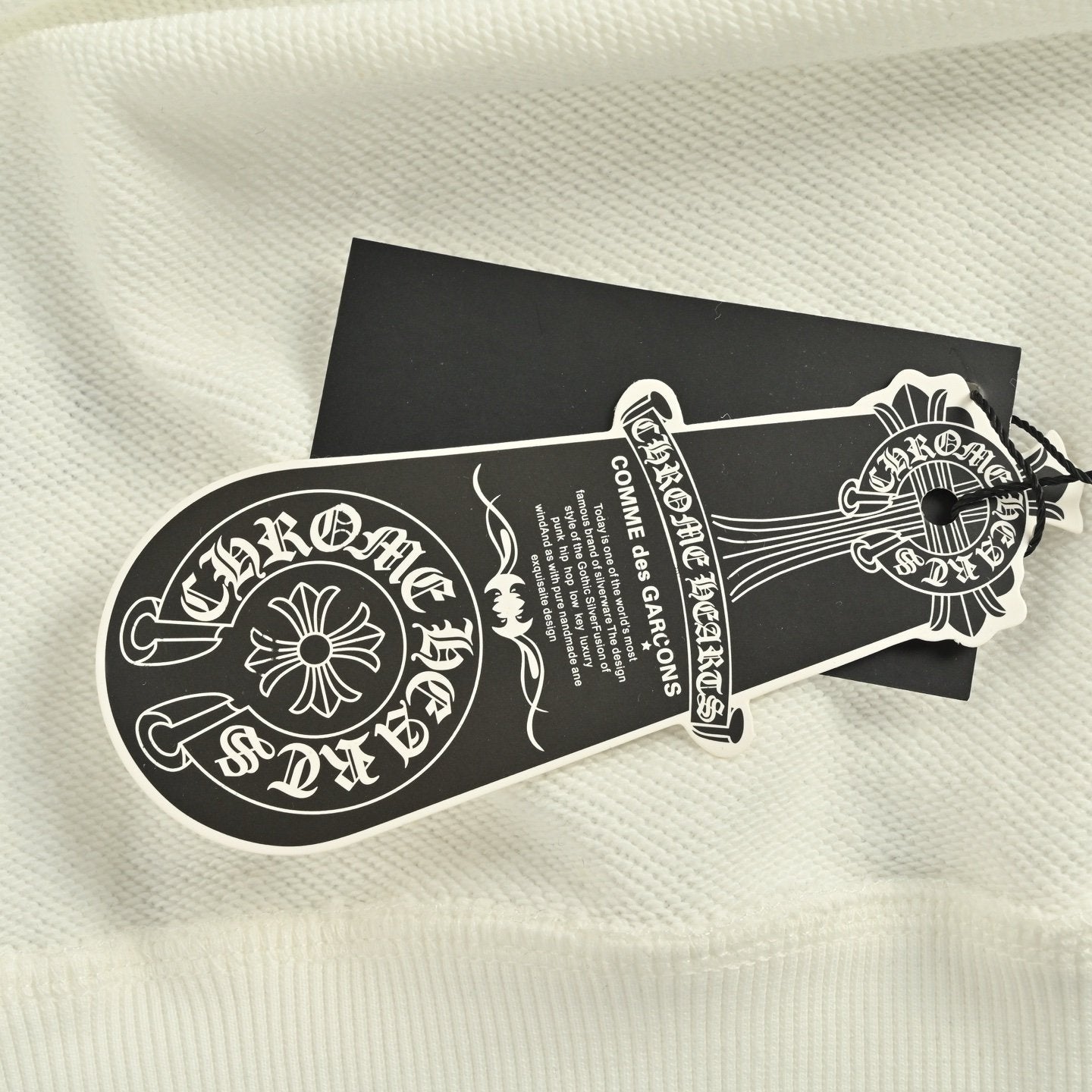 Chrome Hearts Horseshoe Logo Zip Up White