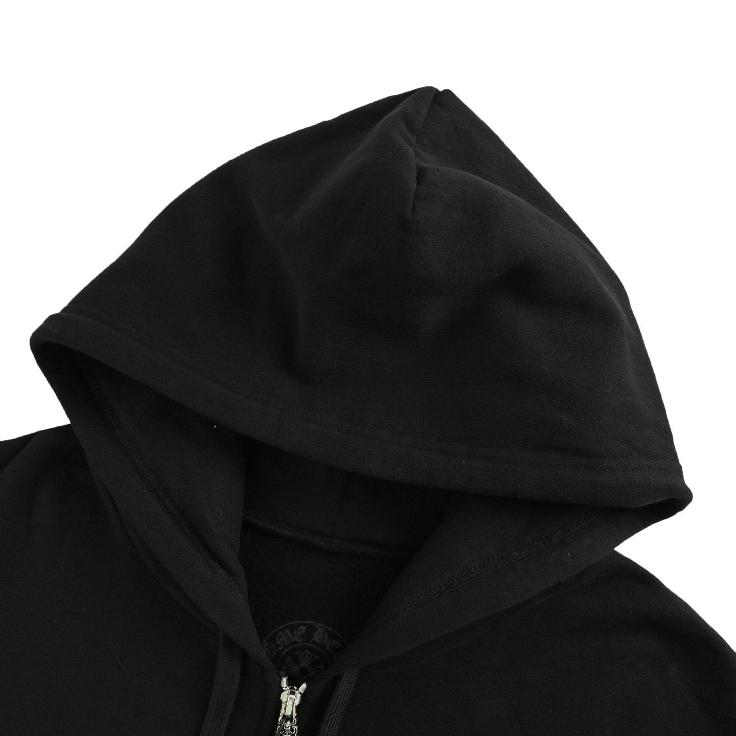 Chrome Hearts Horseshoe Logo Zip Up Black