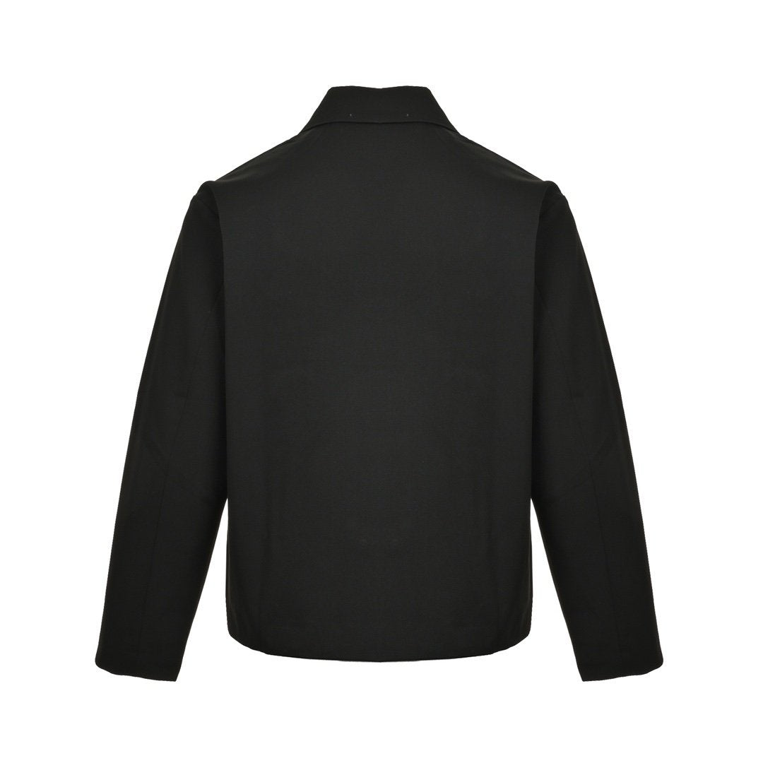Loewe Wool Workwear Jacket In Black