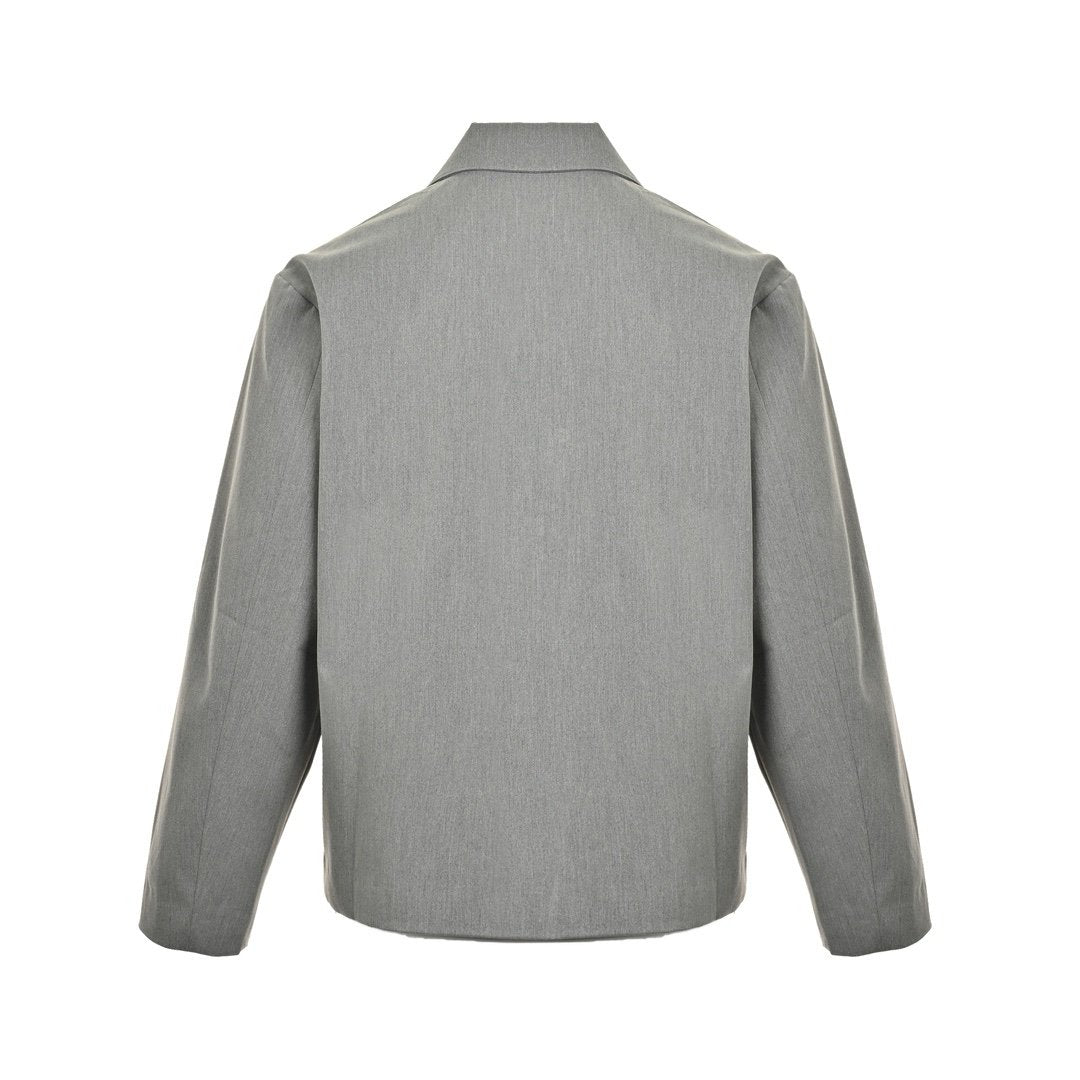Loewe Wool Workwear Jacket In Grey