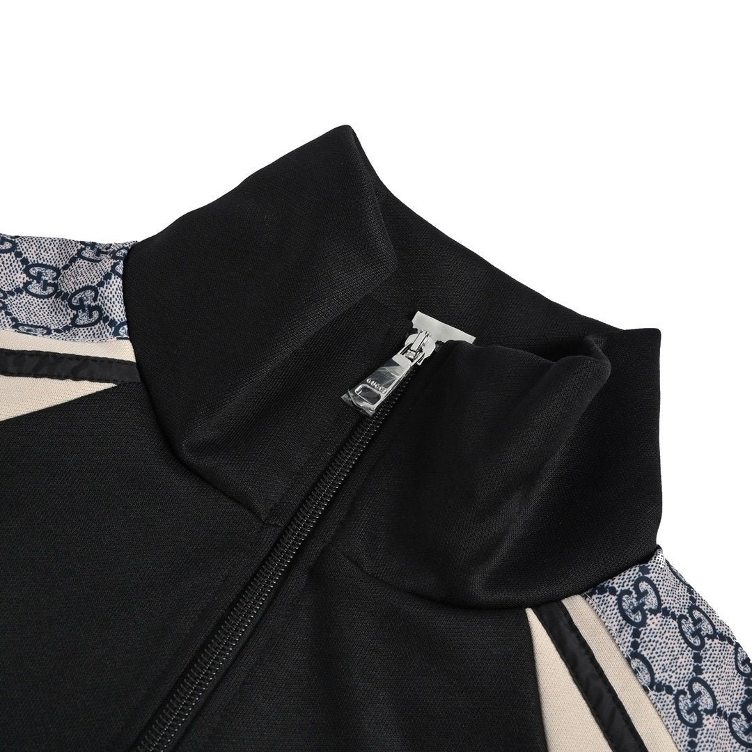 Gucci Stitched Retro Jacket Black