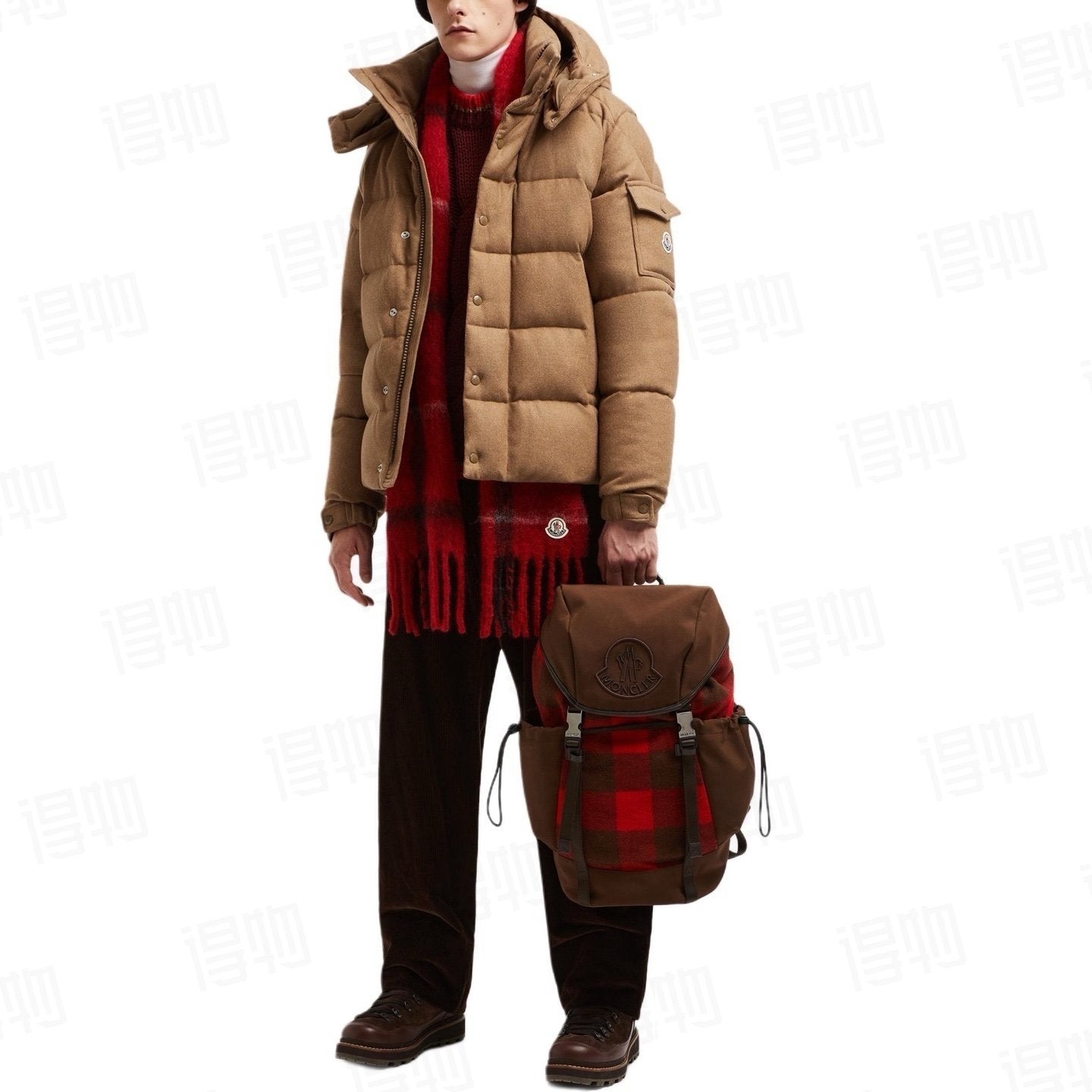 Moncler Vezere Down Jacket Beige