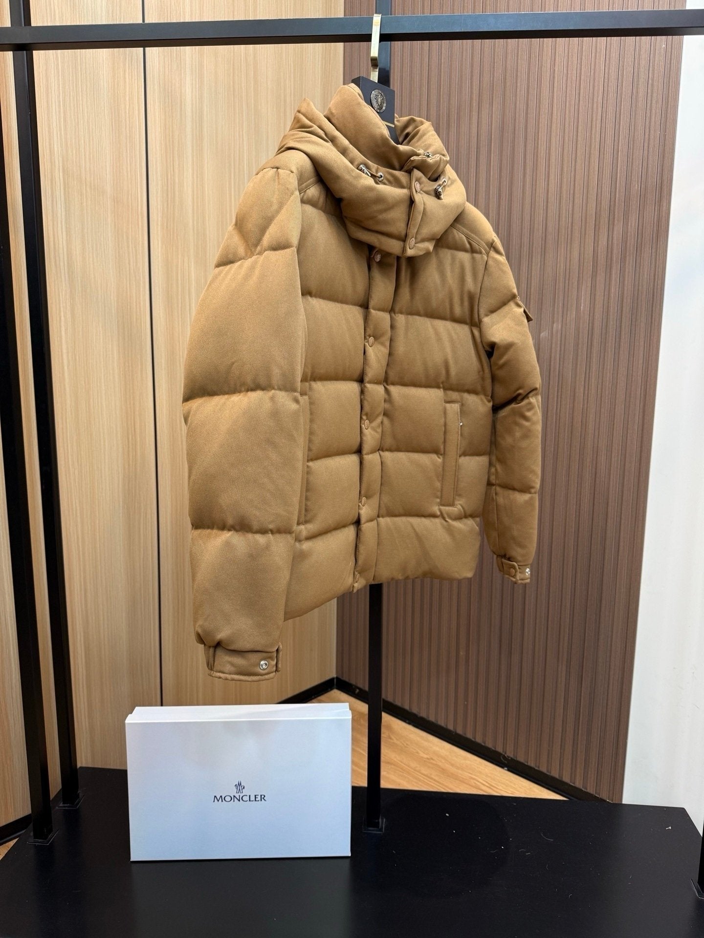 Moncler Vezere Down Jacket Beige