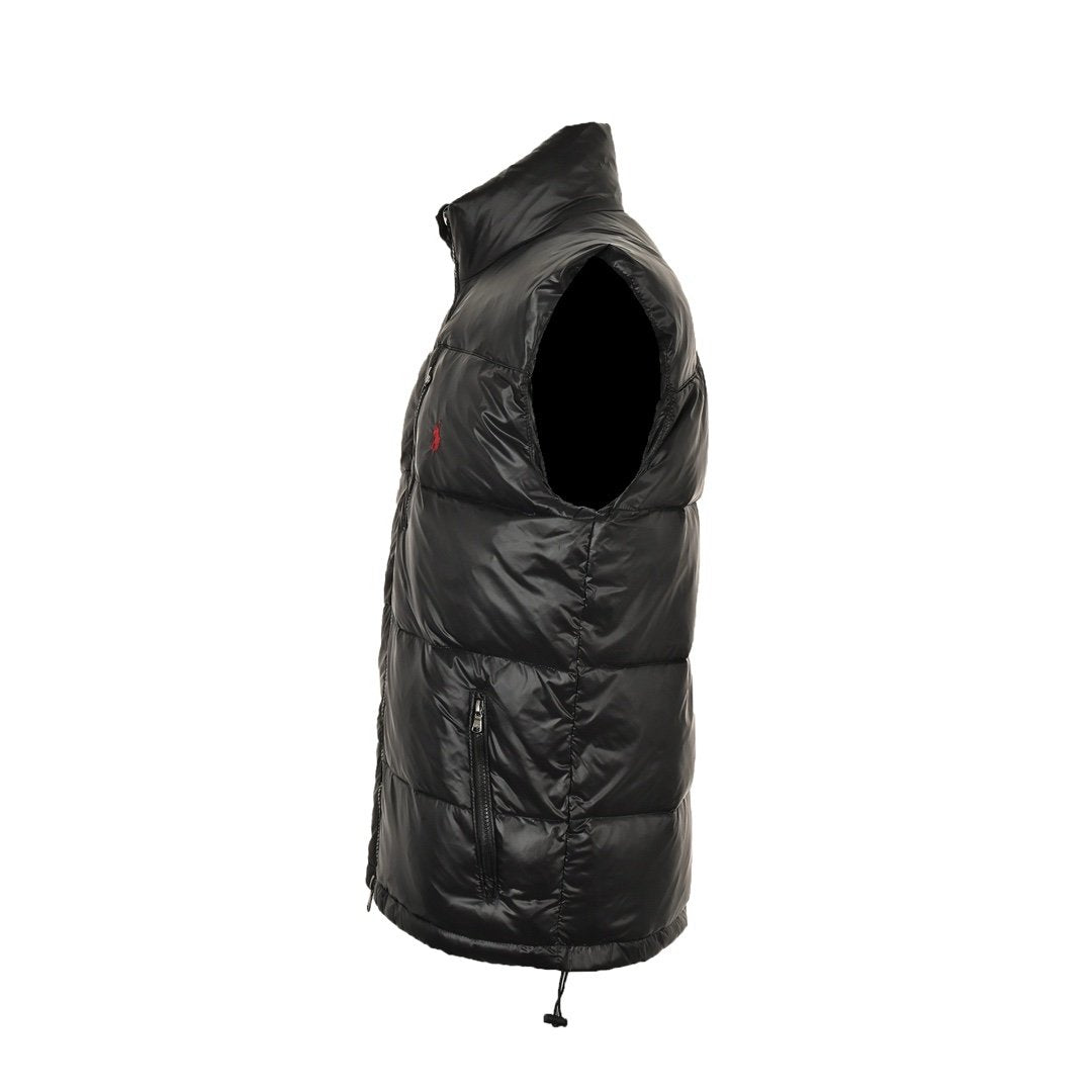 Ralph Lauren Ripstop Bodywarmer Black Shiny