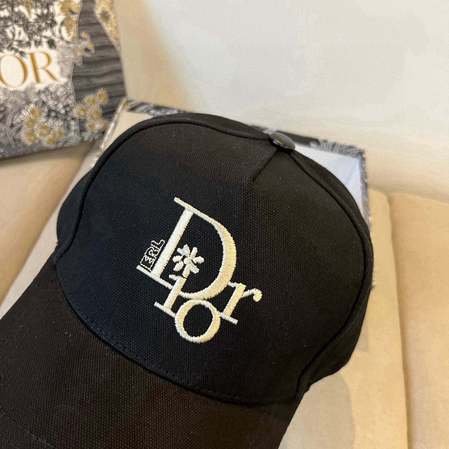 Dior x ERL Baseball Cap Black