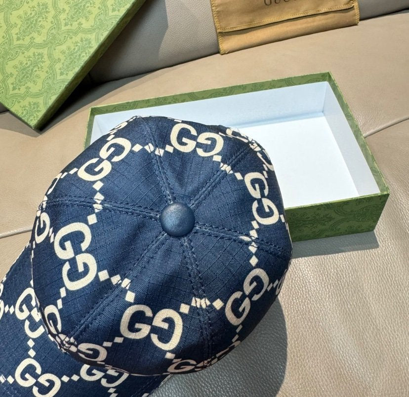 Gucci GG Ripstop Baseball Cap Blue